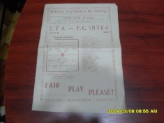 program UTA - Inter Sibiu