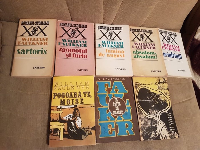 ZGOMOTUL SI FURIA/POGOARA-TE MOISE!/NECHEMAT IN TARANA/SARTORIS-WILLIAM FAULKNER