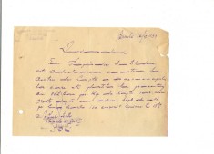 Z158 DOCUMENT VECHI -COOPERATIVA DE CONSUM ,,7 NOIEMBRIE&quot; BRAILA-PAPADIE MATILDA
