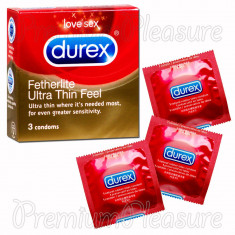 Durex Fetherlite Ultra Thin Feel, 3 Buc. foto