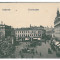 4242 - BUCURESTI, theatre market - old postcard, CENSOR - used - 1917