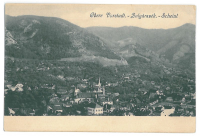 4235 - SCHEII BRASOVULUI, Panorama - old postcard - unused foto