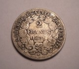 Franta 2 Franci 1871 A, Europa