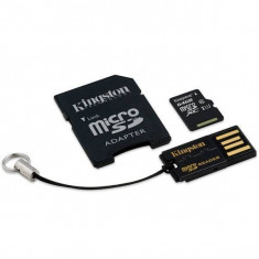 Card Kingston Micro SDXC 64GB Clasa 10 USB 2.0 SD Adaptor foto