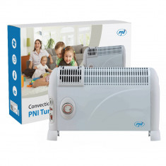 Resigilat : Convector electric de podea PNI Turbo Heat 2000W, 3 trepte de putere, foto