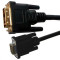 Cablu digital Cabletech DVI - DSUB 1.8m negru