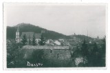 4224 - BRASOV, Black Church - old postcard, real PHOTO - used - 1942, Circulata, Fotografie