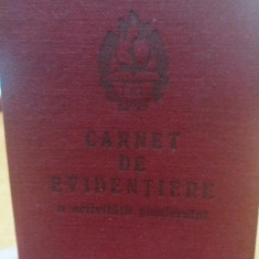 AMS# - CARNET DE EVIDENTIERE A ACTIVITATII PIONIERILOR (CL. V - VIII)