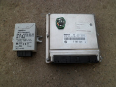 Kit pornire ecu + ews + cip bmw e39 530d 193 cp foto