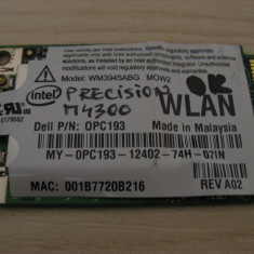 Placa wireless Dell Precision M4300, Intel WM3945ABG MOW2, 0PC193