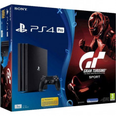 Consola SONY PlayStation 4 PRO (PS4 PRO) 1TB, negru + Gran Turismo Sport foto