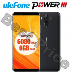 Telefon Ulefone Power 3 Face ID, 6.0 Inch, bat 6080mAh, 6GB RAM 64GB ROM, 4G foto