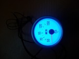 Ceas Temperatura Ulei Auto cu Senzor, Fundal Multicolor (Albastru, Galben, Alb, Rosu, Verde, Violet), Iluminare LED Rosu