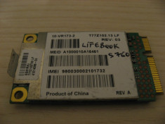 Modul 3g laptop Fujitsu Lifebook S760, T77Z102.13 LF, 10-VR173-2, WWAN Gobi 2000 foto