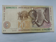 Africa de Sud 20 rand 1999 foto