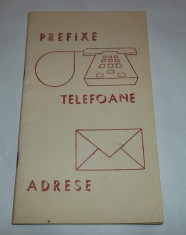 agenda prefixe telefoane adrese anii 80 foto