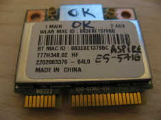 Placa wireless Acer Aspire E5-571G, T77H348.02 HF, AR5B22 foto