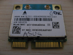 Placa wireless Asus AzureWave AW-NB107H, Broadcom BCM943142HM foto