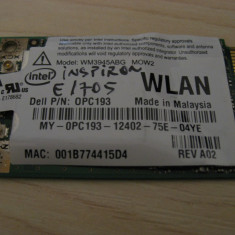 Placa wireless Dell Inspiron E1705, Intel WM3945ABG MOW2, 0PC193
