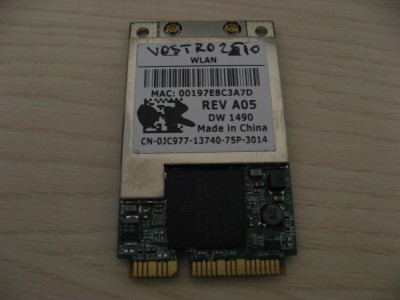 Placa wireless Dell Vostro 2510, DW 1490, 0JC977, BCM94311MCAGD, T60H937.00 LF foto
