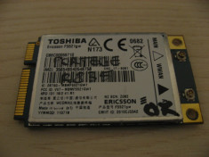 Modul 3g laptop Toshiba Portege R835, WWAN Ericsson F5521gw, G86C00059710 foto