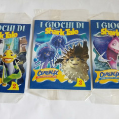 3 pachete tatuaje desene animate Shark Tale Povestea unui rechin, pt copii, noi