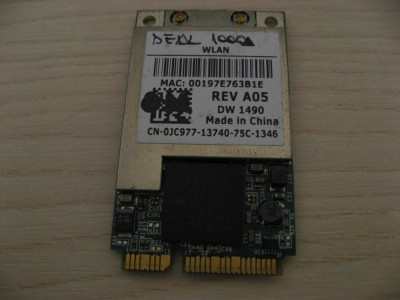 Placa wireless Dell 1000, DW 1490, 0JC977, BCM94311MCAGD, T60H937.00 LF foto