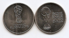 Rusia Set 2 - 2 x 25 Rubles 2018 - 2018 FIFA World Cup Russia, KM-New UNC !!! foto