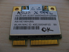 Placa wireless Asus X550L, AW-NE186H(B9), Atheros AR5B125, 0C001-00050400 foto