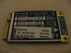 Modul 3g laptop HP EliteBook 8560w, hs2340, WWAN Ericsson F5521gw, 632155-001 foto