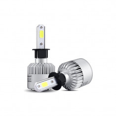 Kit 2 LED-uri Auto H3 72w/8000 lumeni 6500k S2 foto