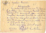 Z164 DOCUMENT VECHI -PERCEPTIA AGENTIEI BRAILITA-ADEVERINTA IMPOZITE-1949 FUERIA