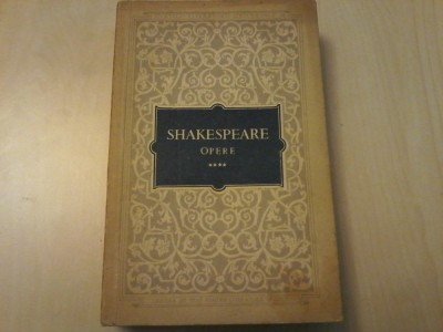SHAKESPEARE-Opere 4 -Imblanzirea scorpiei; Henric al IV lea Partea I si a II a foto