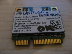 Placa wireless Dell Latitude E6510, Intel WiFi Link 5100, 512AN_HMW, 0H006K