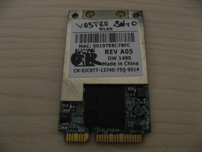 Placa wireless Dell Vostro 840, DW 1490, 0JC977, BCM94311MCAGD, T60H937.00 LF foto