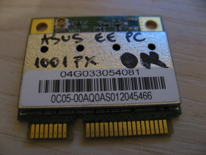 Placa wireless Asus Eee PC 1001PX, AzureWave AW-GE112H, 04G033054081, AR5B95