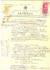 Z185 DOCUMENT VECHI- EXTRACT DIN REGISTRUL ACTELOR DE NASTERE ANUL 1916- BRAILA