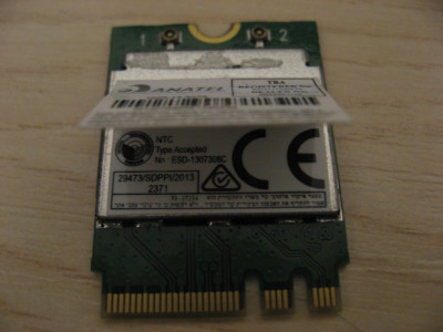 Placa wireless Toshiba Satellite C70, REALTEK RTL8723BE, G86C0006S210 foto