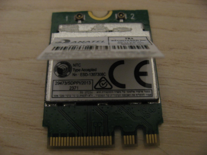 Placa wireless Toshiba Satellite C70, REALTEK RTL8723BE, G86C0006S210