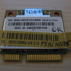 Placa wireless Toshiba Mini NB505, K000109950, PA3839U-1MPC, WN6606LH V00
