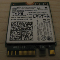 Placa wireless Toshiba Satellite L50t-B, Intel AC 3160 PA5165U-1MPC G86C0006RB10