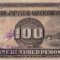 OCUPATIA JAPONEZA IN FILIPINE 100 pesos 1943 VF+!!!