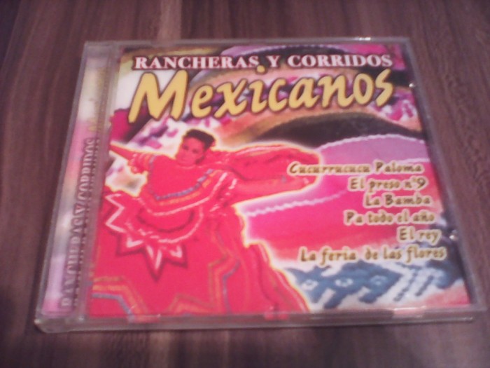CD VARIOUS-RANCHERAS Y CORRIDOS MEXICANOS ORIGINAL