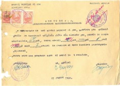 Z183 DOCUMENT VECHI -FRIGIOIU GHITA, CATEGORIA,, MIJLOCAS&amp;quot;-SCORTARU-NOU, BRAILA foto