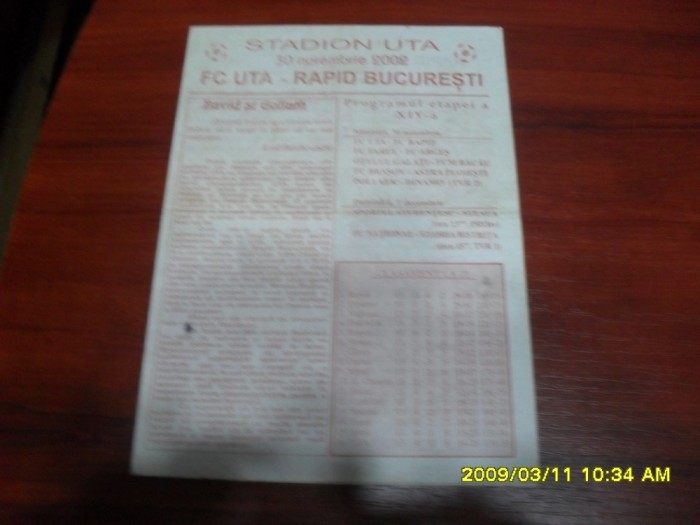 program UTA - Rapid