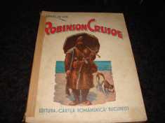 Daniel Defoe - Robinson Crusoe - 1943 - ilustratii a/n si color foto