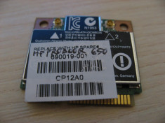 Placa wireless HP ProBook 650, Atheros QCWB335, 690019-001, 689457-001 foto