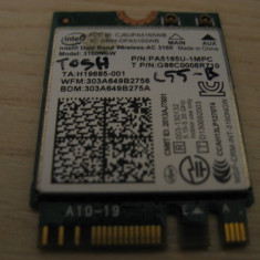 Placa wireless Toshiba Satellite L55-B, Intel AC 3160, PA5165U-1MPC G86C0006RB10