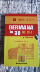 Angelika G. Beck - Germana in 30 de zile + CD audio (curs de limba germana) foto