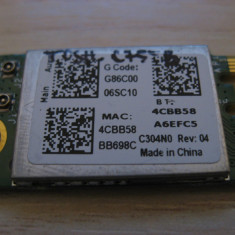 Placa wireless Toshiba Satellite C75-B, G86C0006SC10, BCM943142Y, C304N0